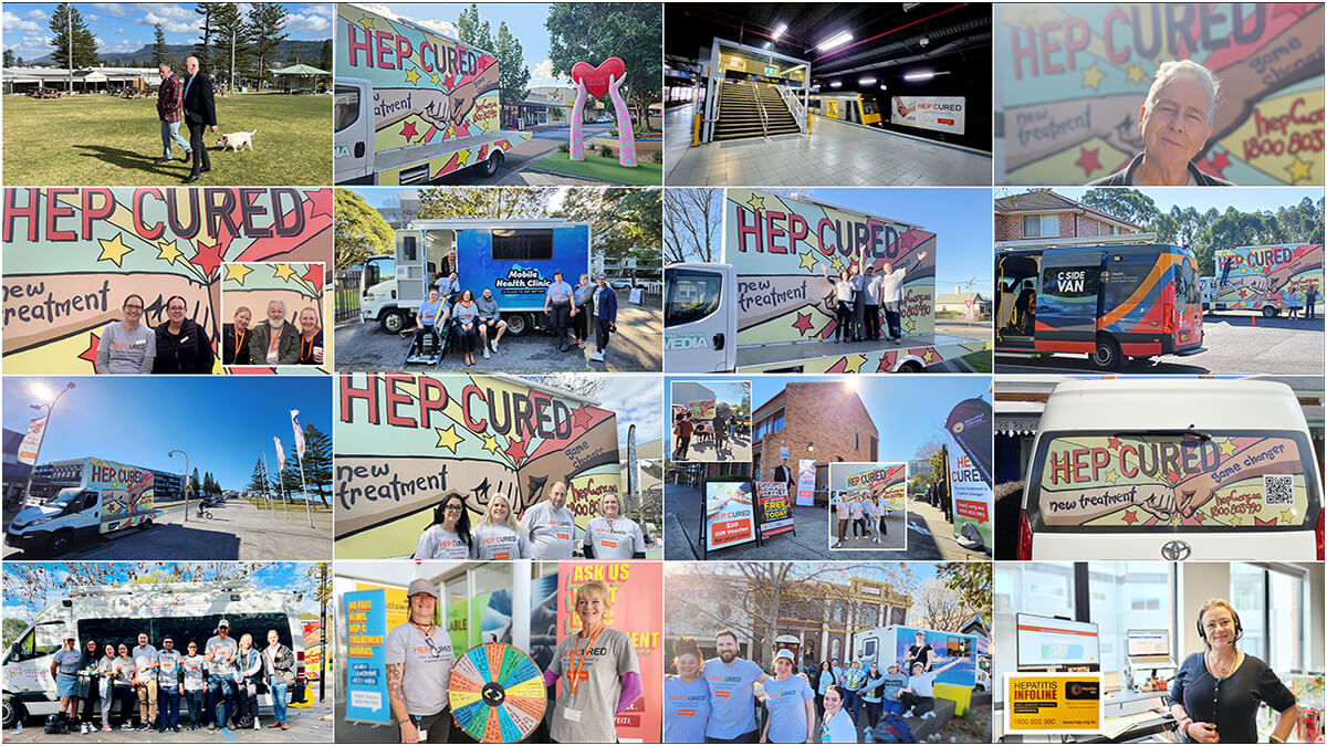 Slideshow scroll-down | #HEPCURED 2023 campaign highlights