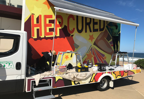 Media Release: HEP CURED Mobile Mural takes successful hep C health campaign on the road