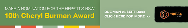 10th Cheryl Burman Award | 2022 | Hepatitis NSW