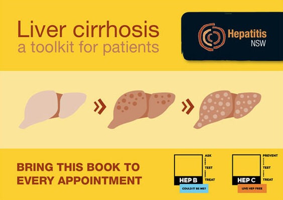 Liver cirrhosis booklet cover
