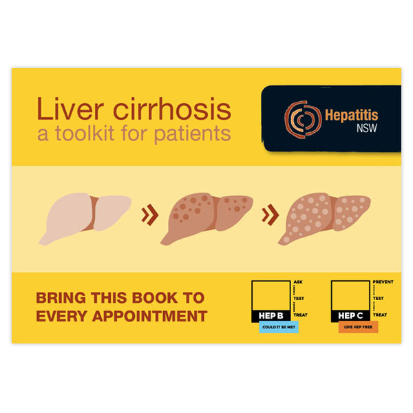 Liver cirrhosis booklet cover