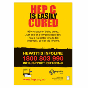 Hep C is easily cured poster