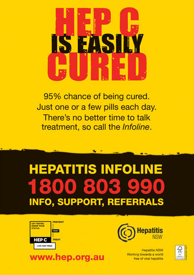 Hep C is easily cured poster