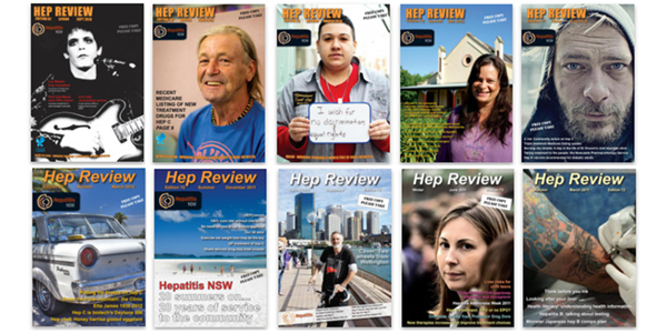 Hep Review covers