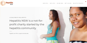 Hepatitis NSW website home page