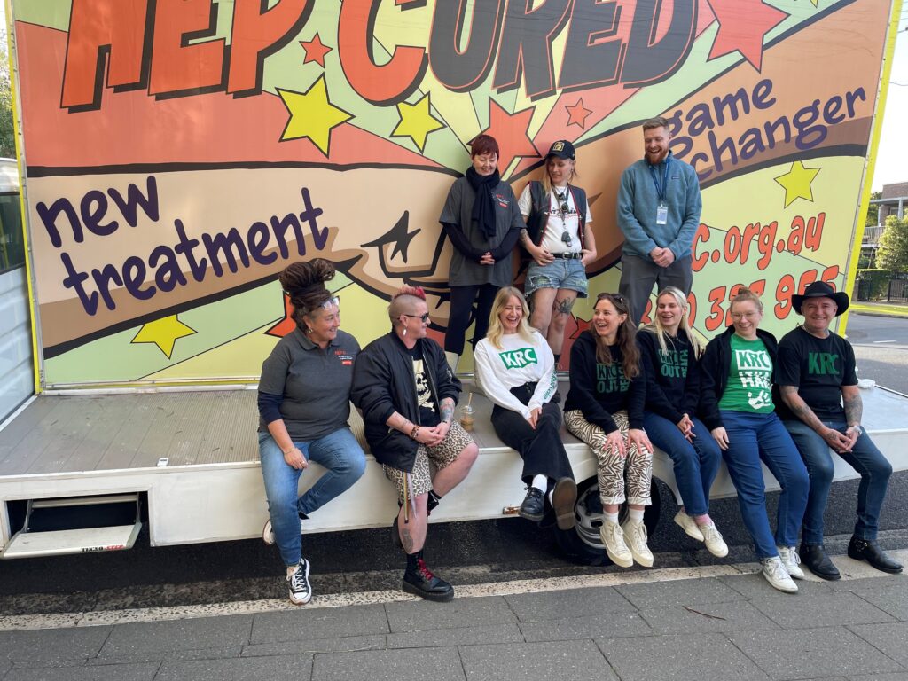 Team on mobile billboard