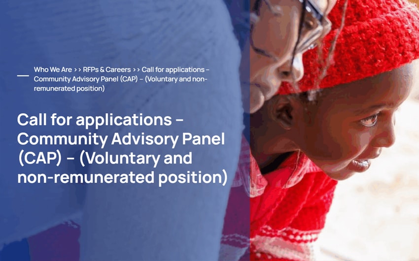 Opportunity: Medicines Patent Pool Community Advisory Panel (CAP